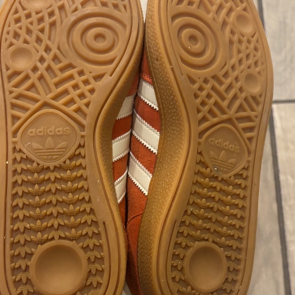 Adidas Handball Spezial Orange Suede Sneakers - Picture 12 of 13